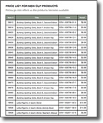 Price List