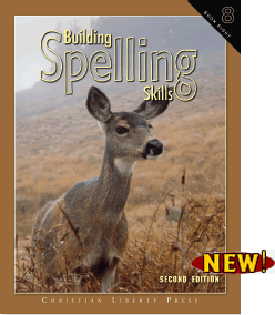 Building Spelling Skills 8
